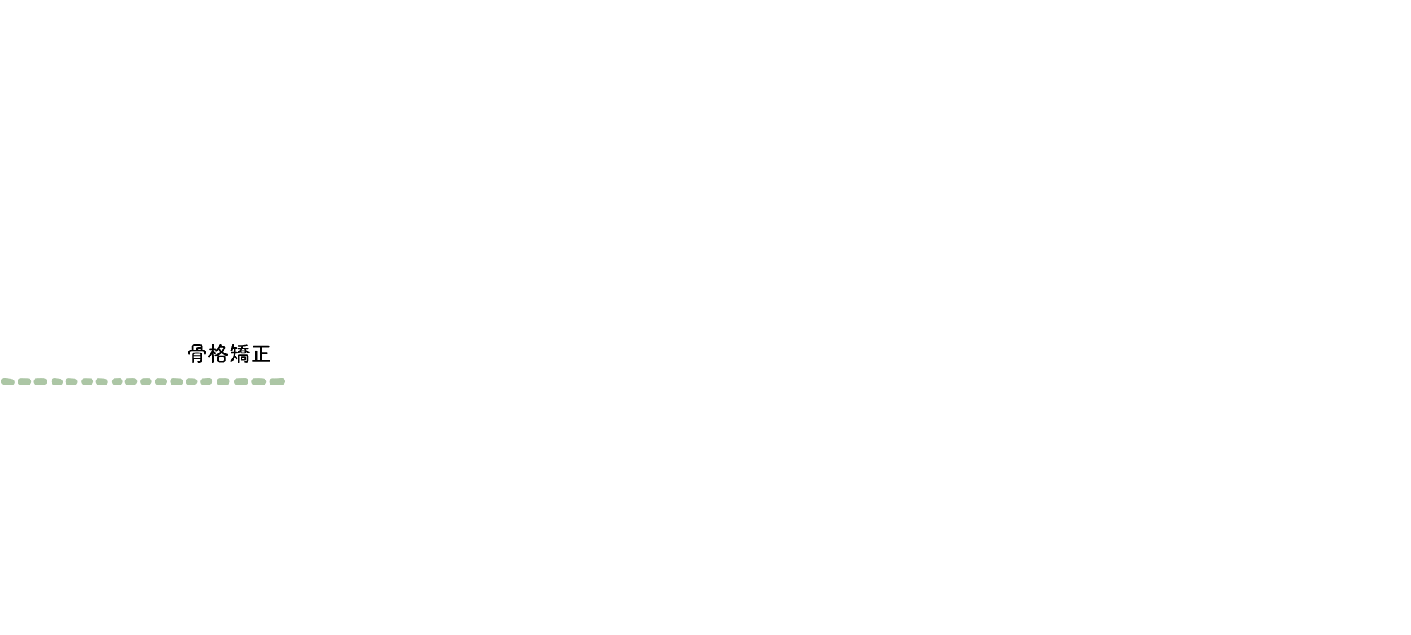 骨格矯正
